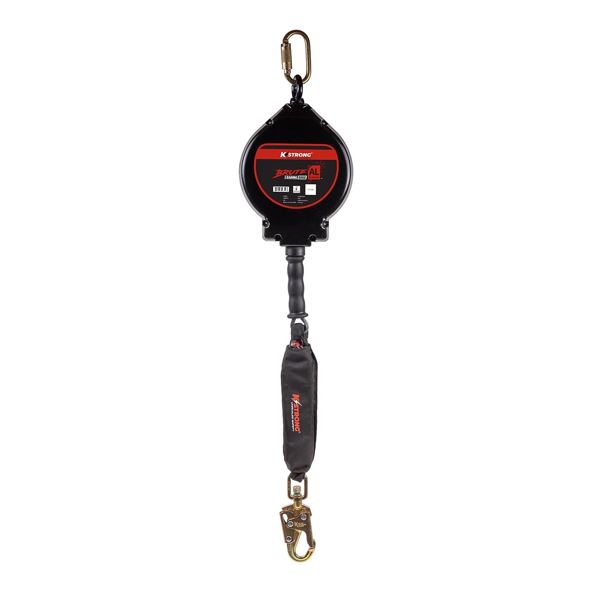 KStrong Brute-AL LE SRL — 50ft. Aluminum Housing, Galvanized Steel Cable, Swivel Snap Hook, Model# UFS480050L